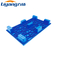 Fronte a quattro vie di EPAL degli euro del pallet pallet di plastica blu dell'HDPE singolo