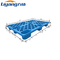 Pallet di plastica 1200 x 800 dell'HDPE dell'euro di industriale di plastica blu del pallet