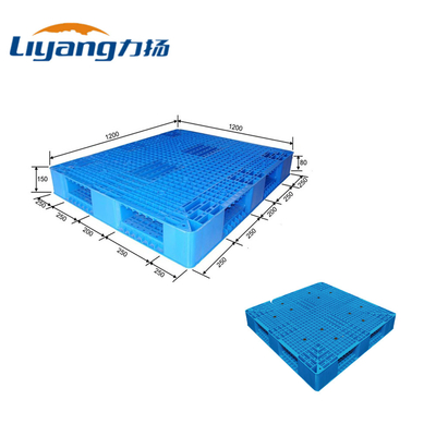 un'euro dimensione standard di 1200 x 1200 di millimetro pallet di plastica dell'HDPE resistente in porcellana
